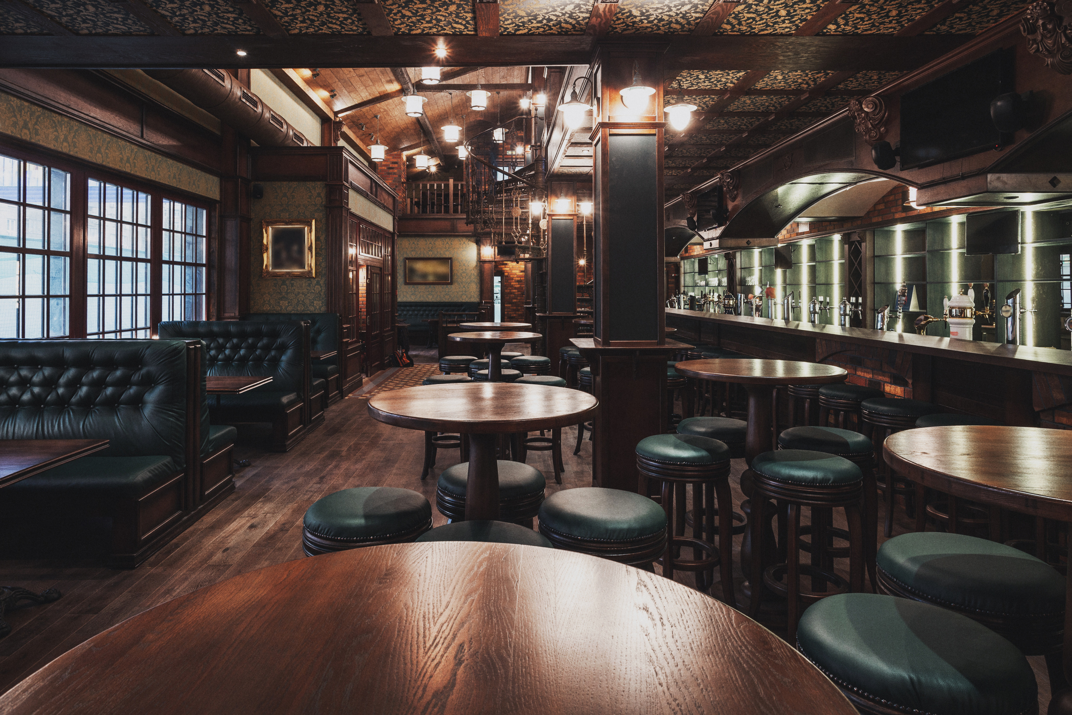 Empty Restaurant Interior