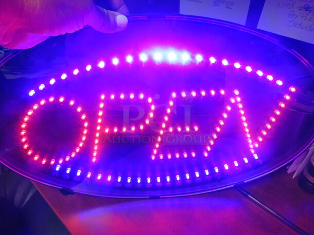 One Working OPEN Sign. - Image 1 of 1
