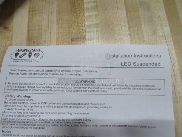 One NEW 48 Inch 50 Watt LED Light Fixture. #BEAM-RD-4-50W-DMD10-UNV-40K. - Image 2 of 3