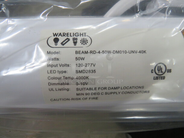One NEW 48 Inch 50 Watt LED Light Fixture. #BEAM-RD-4-50W-DMD10-UNV-40K. - Image 3 of 3
