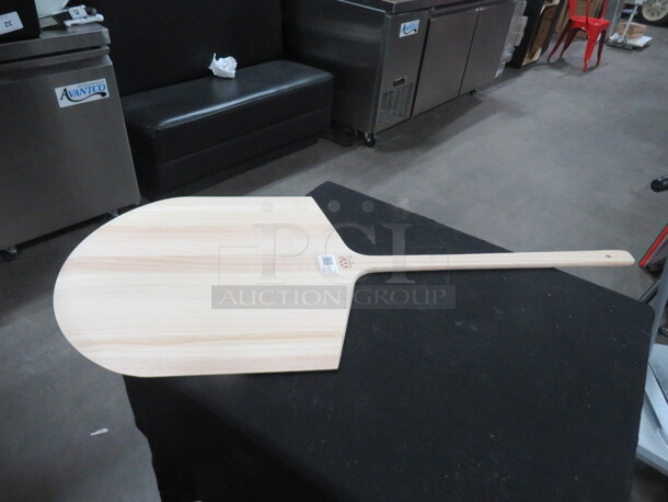 NEW 18 Inch Wooden Pizza Peel. #WPP-1842. 3XBID - Image 1 of 1