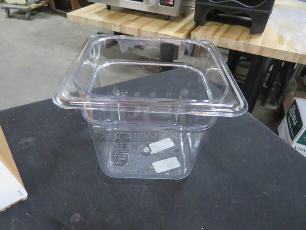 NEW 1/6 Size 6 Inch Deep Food Storage Container. 2XBID - Image 1 of 1