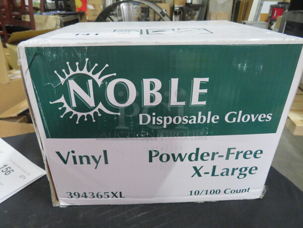 One Case Of 10 Boxes Of NEW Noble XL Disposable Gloves.  - Image 1 of 1