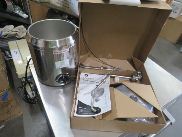 One NEW Server Countertop Warmer/Dispenser. 120 Volt. 500 Watt. Model# FSP. $406.99. - Image 2 of 5