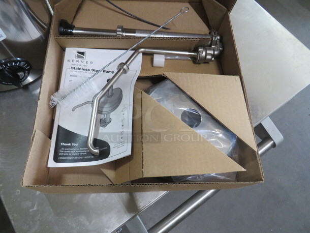 One NEW Server Countertop Warmer/Dispenser. 120 Volt. 500 Watt. Model# FSP. $406.99. - Image 4 of 5