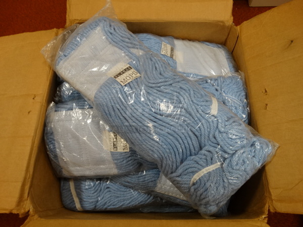 12 BRAND NEW IN BOX! Extra Large Mop Heads. 21x7. 12 Times Your Bid! (Gym)