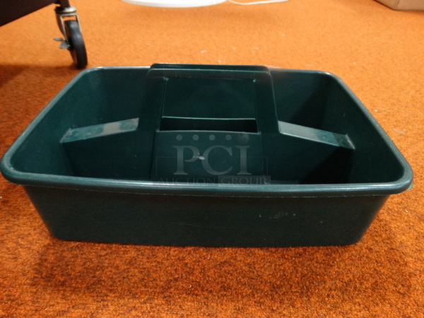 Green Poly Bucket. 14.5x10.5x6. (Gym)