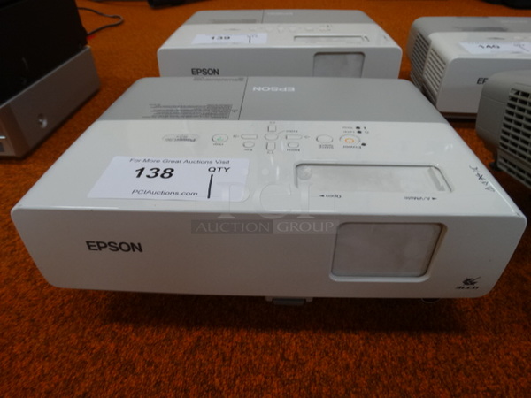 Epson Model EMP-83H LCD Projector. 100-240 Volts, 1 Phase. 13x9.5x5. (Gym)