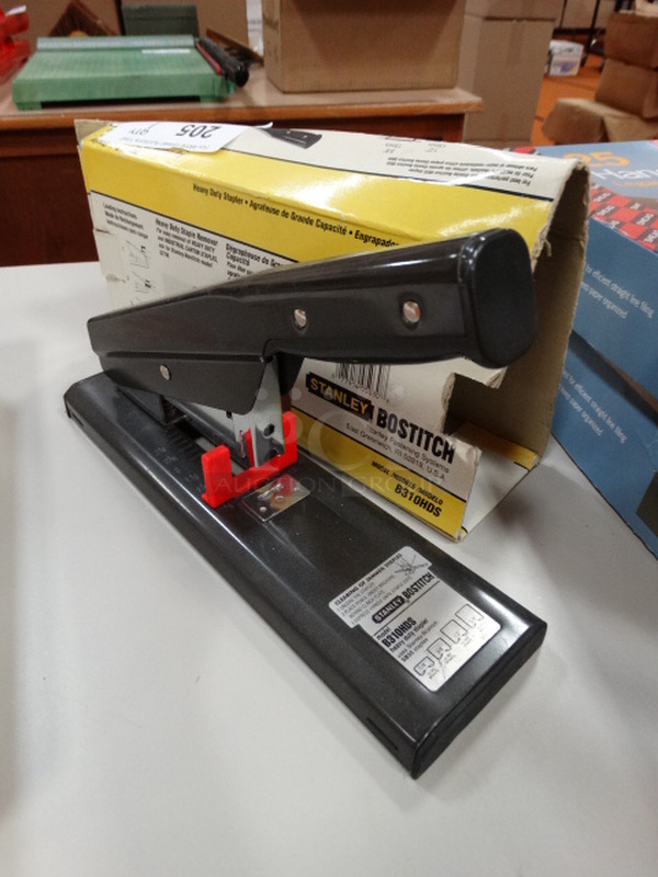 IN ORIGINAL BOX! Stanley Bostitch Model B310HDS Stapler. 3.5x11.5x8. (Gym)