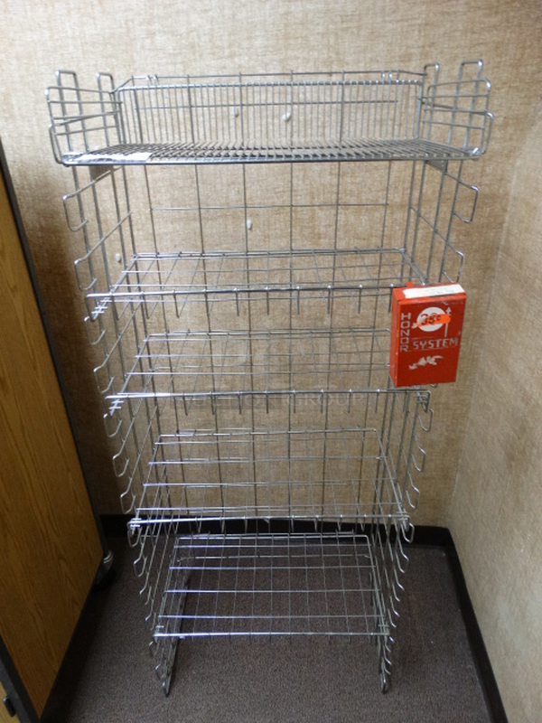 Metal Shelf. 25x15x60. (Downstairs Room 1)