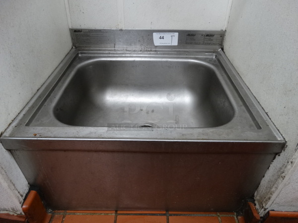 Eagle Model F1916 Stainless Steel Commercial Mop Sink. 24x22x15
