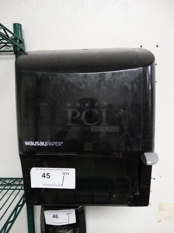 Wausau Paper Poly Wall Mount Paper Towel Dispenser. 11x9.5x15