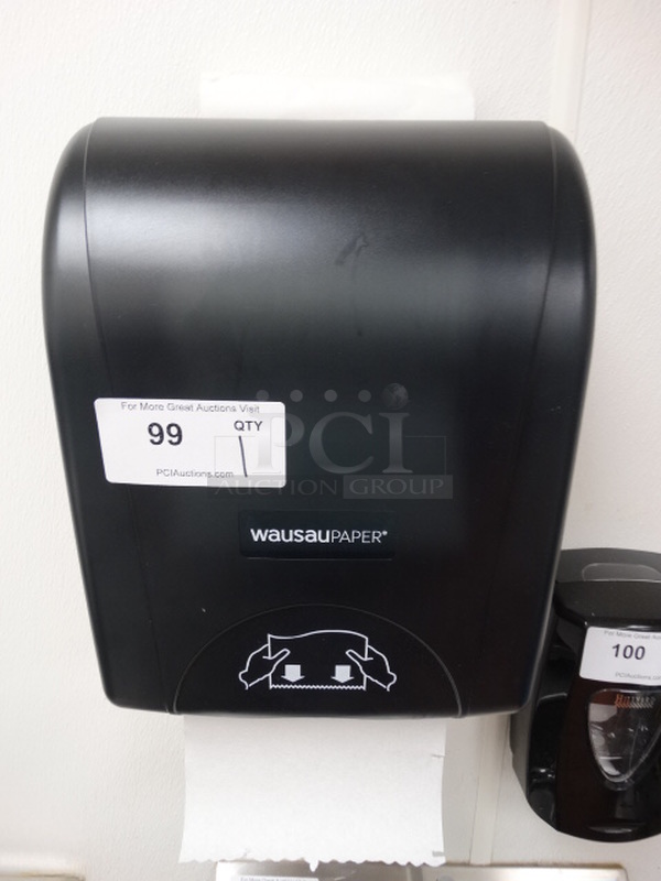 Wausau Paper Poly Wall Mount Paper Towel Dispenser. 11x9.5x15