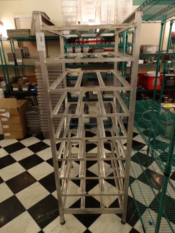 Metal Commercial Can Rack. 25x35x70
