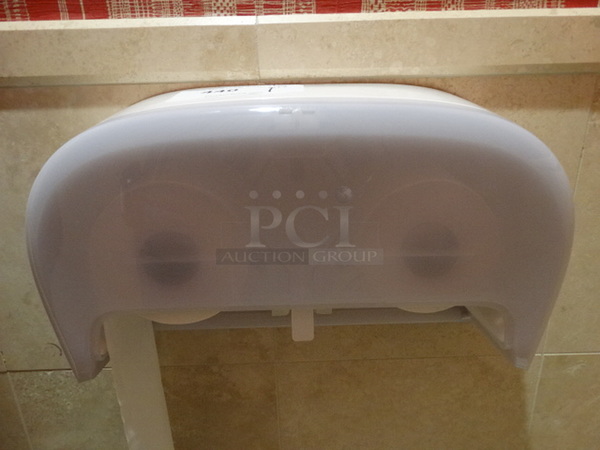Wausau Paper Poly Wall Mount Toilet Paper Dispenser. 16x6x9