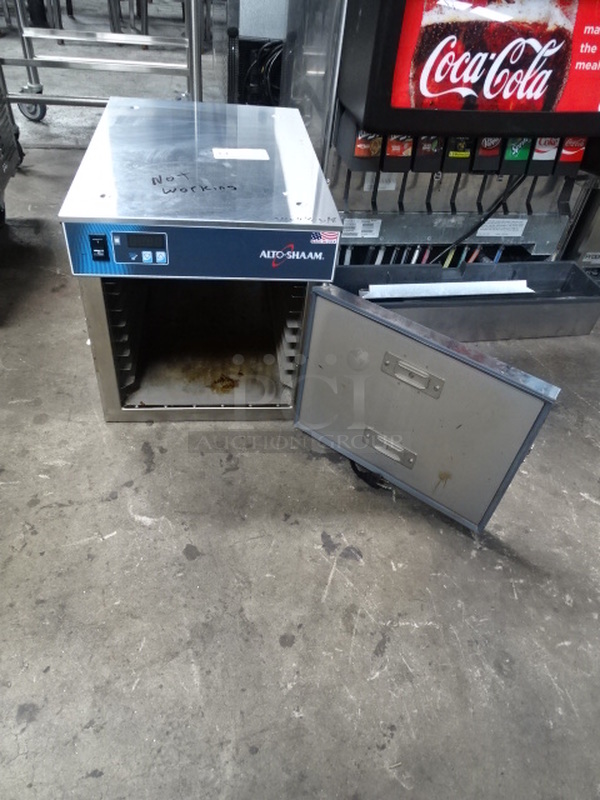 LOOK! Alto-Shaam Model 300-S Stainless Steel Commercial Countertop Holding Cabinet. 120 Volts, 50/60 Hertz, & 1 Phase. 