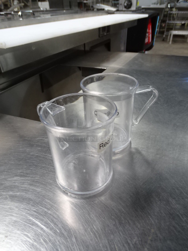 ALL ONE MONEY! 2 Small Measuring Cups.