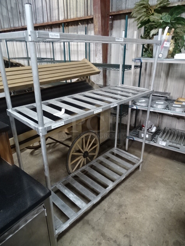 Dunnage Rack Shelving Unit With 3 Shelves. 