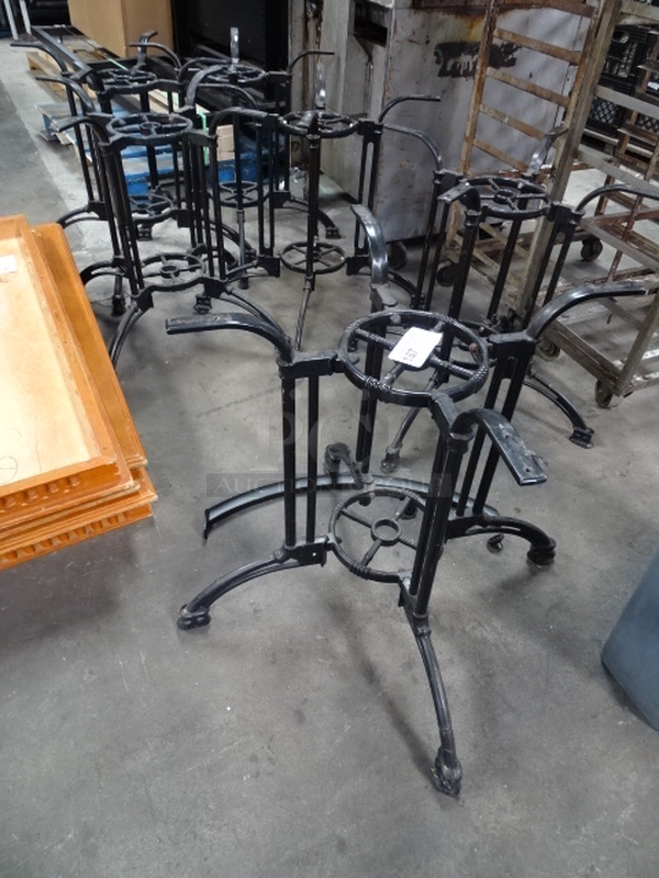 6 Times Your Bid. 6 Metal Dining Table Bases. 