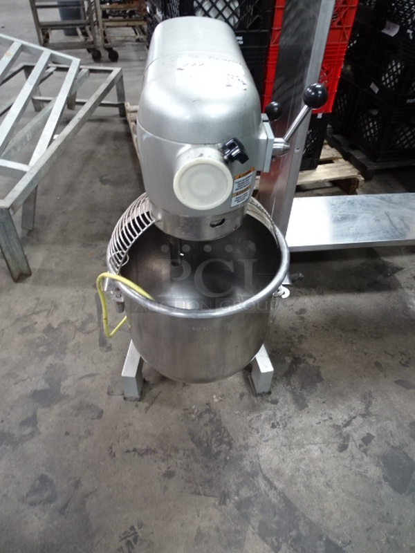 Hebvest Model SM20HD/7201 Commercial 20-Quart Mixer With Satellite Guard And Stainless Steel Mixing Bowl Attachment. 120 Volts, 60 Hertz, & 1 Phase. 