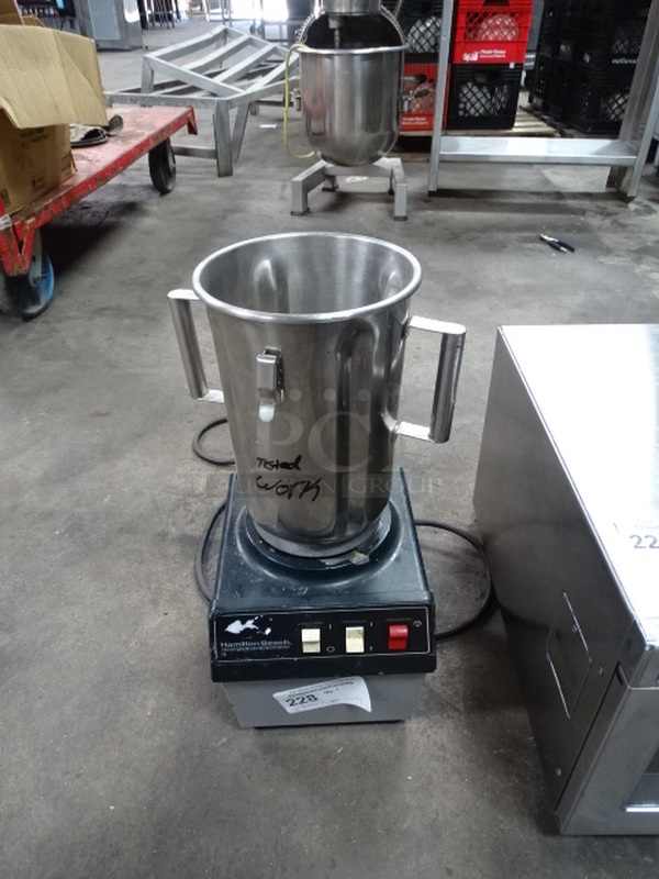 Commercial Blender With Stainless Steel Cup. TESTED & WORKING! 