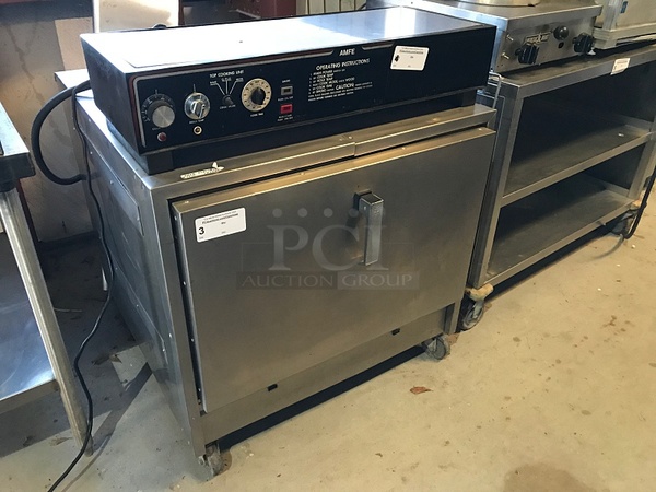 SUPER CLEAN! AMFE Electric Smoker Oven w/ Bake, Q-Plus & Broil cooking functions, will also act as a Heated Holding Cabinet, Tested & Working!