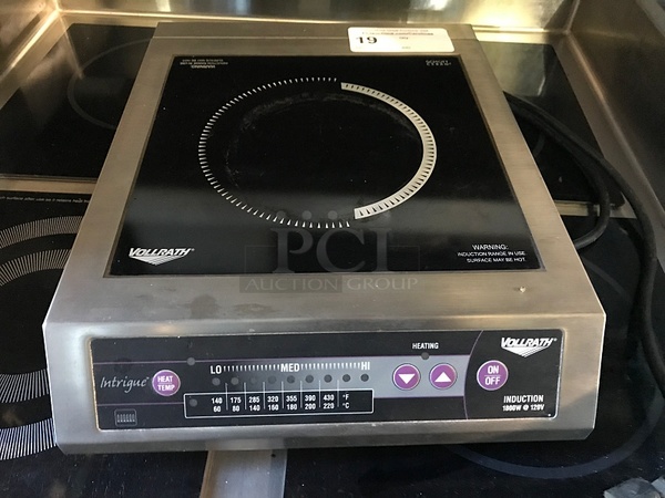 Vollrath 69500 Single Eye Countertop Induction Range Top, 120v 1ph, Tested & Working!