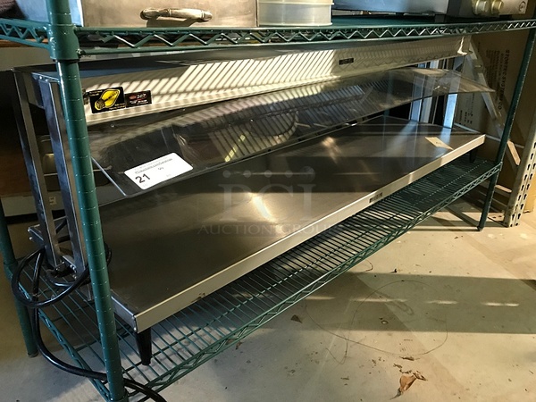 Hatco Countertop Heated Serving Line / Buffet w/ Sneeze Guards, 120v, Tested & Working! 