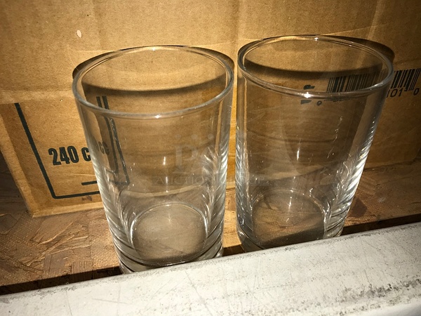 Case of Glass Juice Cups