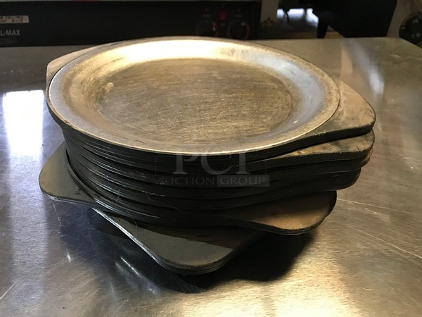 Melco Fajita Stainless Steel and Rubber Hot Serving Platter