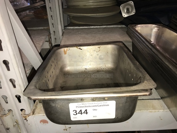 Steam Table Pan, Half Size 1/2 x 4, Perforated
