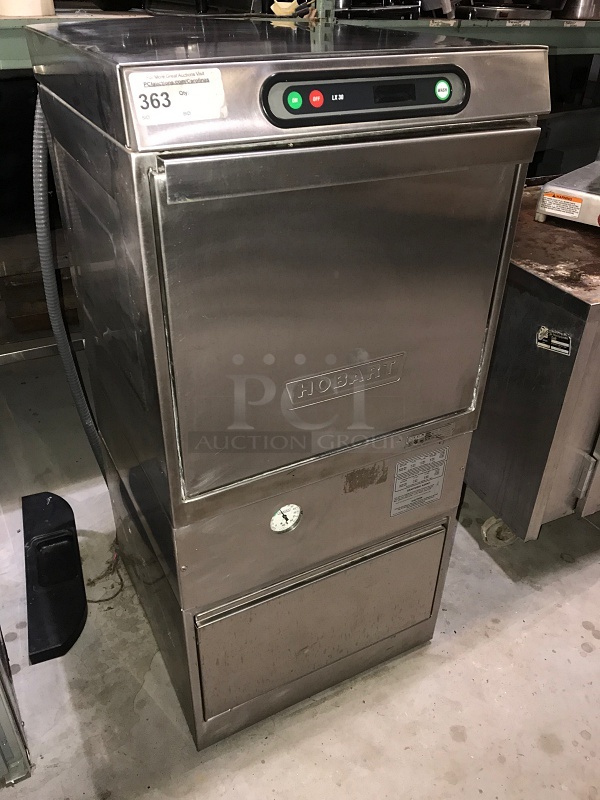 Hobart LX30H Under Counter High Temp Sanitizing Dish Machine, 120v 1ph, Tested & Working!