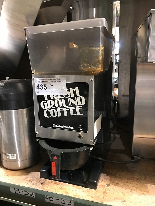 Grindmaster 190 Coffee Bean Grinder w/ 6lbs Hopper, 115v 1ph