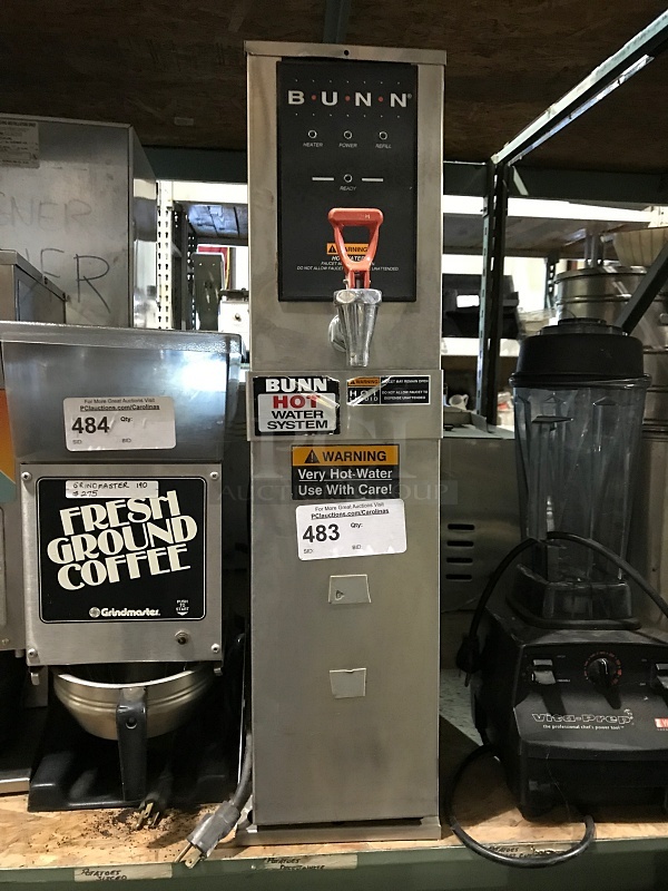Bunn Hot Water Dispenser w/ Wall Mount Stand