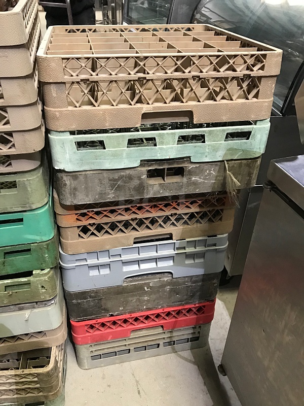 Various Dish Machine Racks