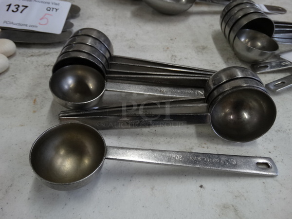 10 Metal 2 Tablespoon Scoops. 6.5