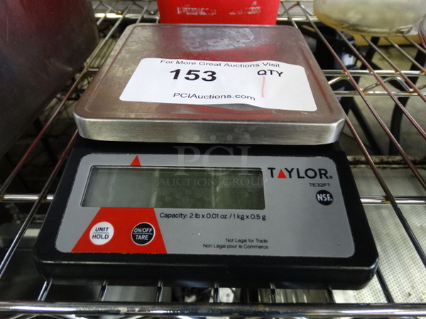 Taylor Model TE32Ft Countertop 2 Pound Capacity Scale. 6x8x2