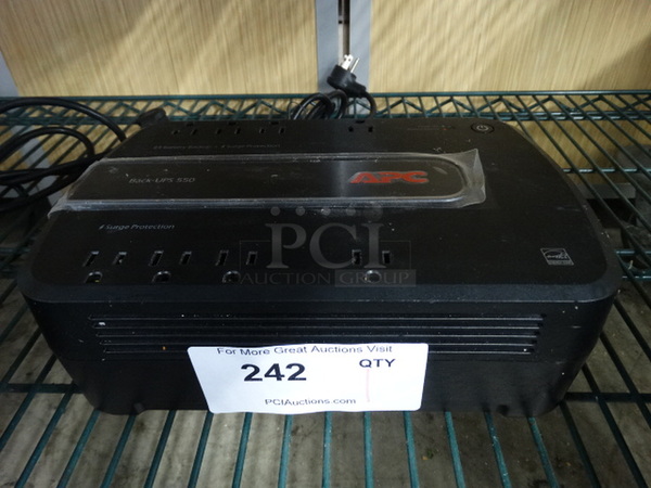 APC Back UPS 550 Power Surge Protector. 11x7x3.5