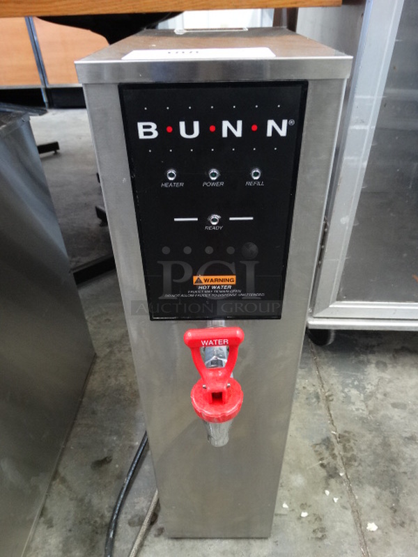 NICE! 2011 Bunn Model H5E-18-120 Stainless Steel Commercial Countertop Hot Water Dispenser. 120 Volts, 1 Phase. 7x17x28.5