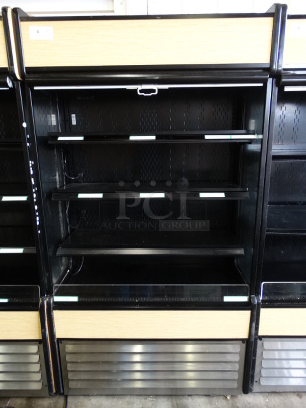AWESOME! Structural Concepts Oasis Model B42EW Metal Grab N Go Open Merchandiser w/ Metal Shelves. 120 Volts, 1 Phase. 46x24x83. Cannot Test Due To Plug Style 