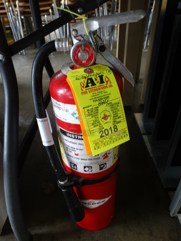 Amerex Fire Extinguisher. 7x5x20