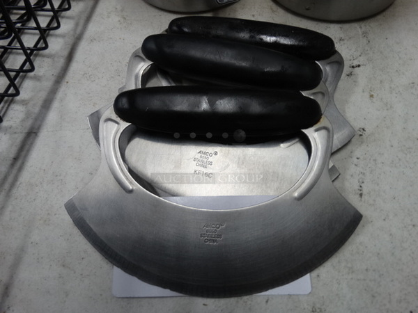3 Amco Model KF16C Stainless Steel Dough Cutters. 6.5x1x4.5. 3 Times Your Bid!
