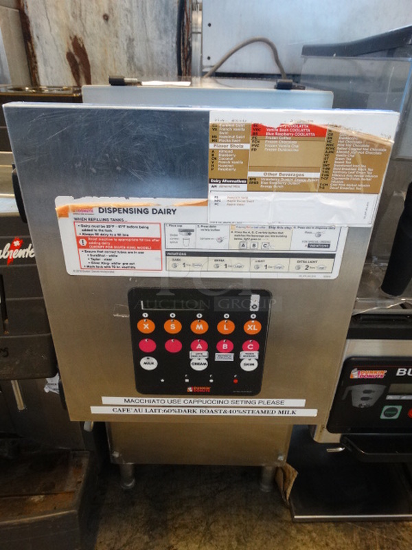 NICE! SureShot Model AC20 Stainless Steel Commercial Countertop Dairy Dispenser. 120 Volts, 1 Phase. 12x22x27. Tested and Does Not Power On