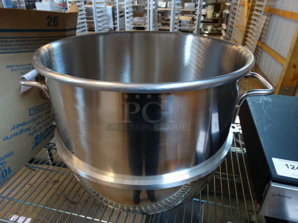 Hobart Stainless Steel Commercial 40 Quart Mixing Bowl. 22x17x16