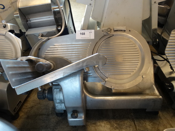 NICE! Hobart Model 1612 Stainless Steel Commercial Countertop Meat Slicer. 115 Volts, 1 Phase. 28x20x24. Tested and Working!