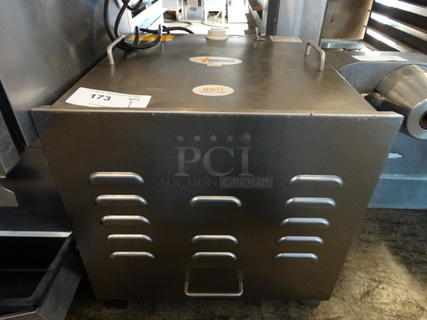 Omcan Stainless Steel Commercial Warming Box. 17x19x17. Tested and Working!