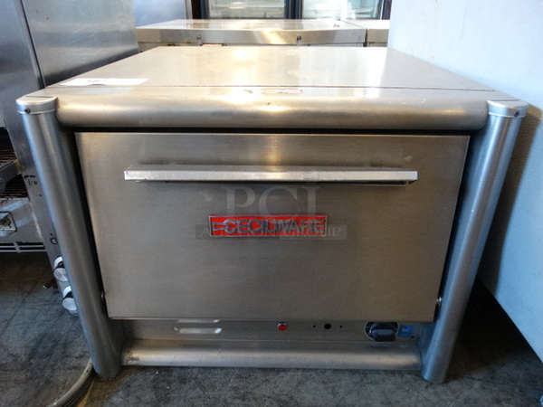NICE! Cecilware Model PO-18 Stainless Steel Commercial Countertop Electric Powered Pizza Oven. 120 Volts, 1 Phase. 23x24x18