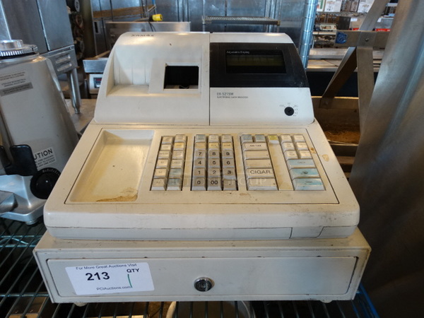 Sam4s Model ER-5215M Countertop Cash Register. 16x18x12