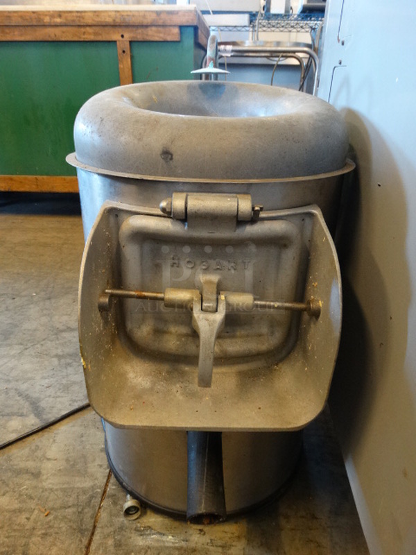 NICE! Hobart Stainless Steel Commercial Countertop Potato Peeler. 17x18x30. Tested and Working!