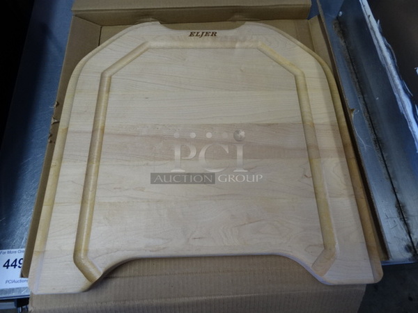 BRAND NEW IN BOX! Eljer Louvre Eiffel Board Hardwood Cutting Board. 18x18x1.5